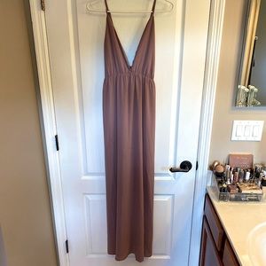 Dusty Purple / Mauve Maxi Dress